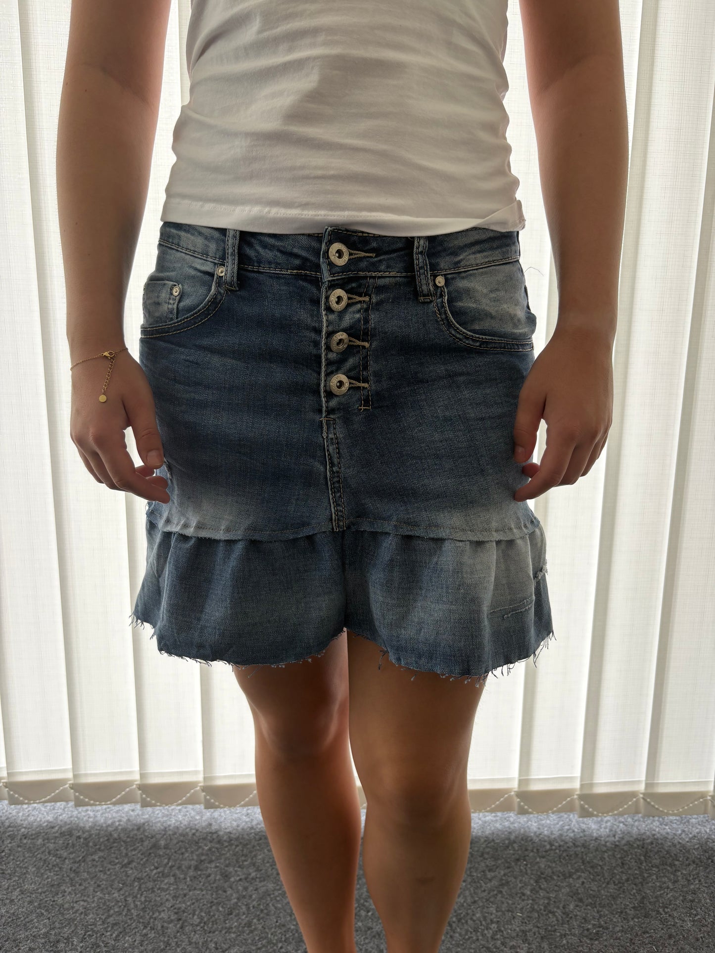 Denim skjørt