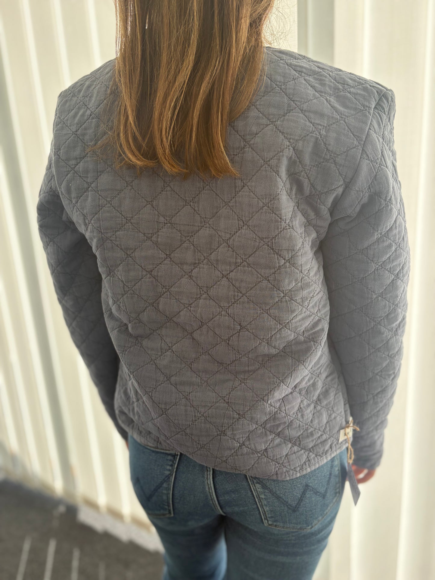 Quilted jakke Blå