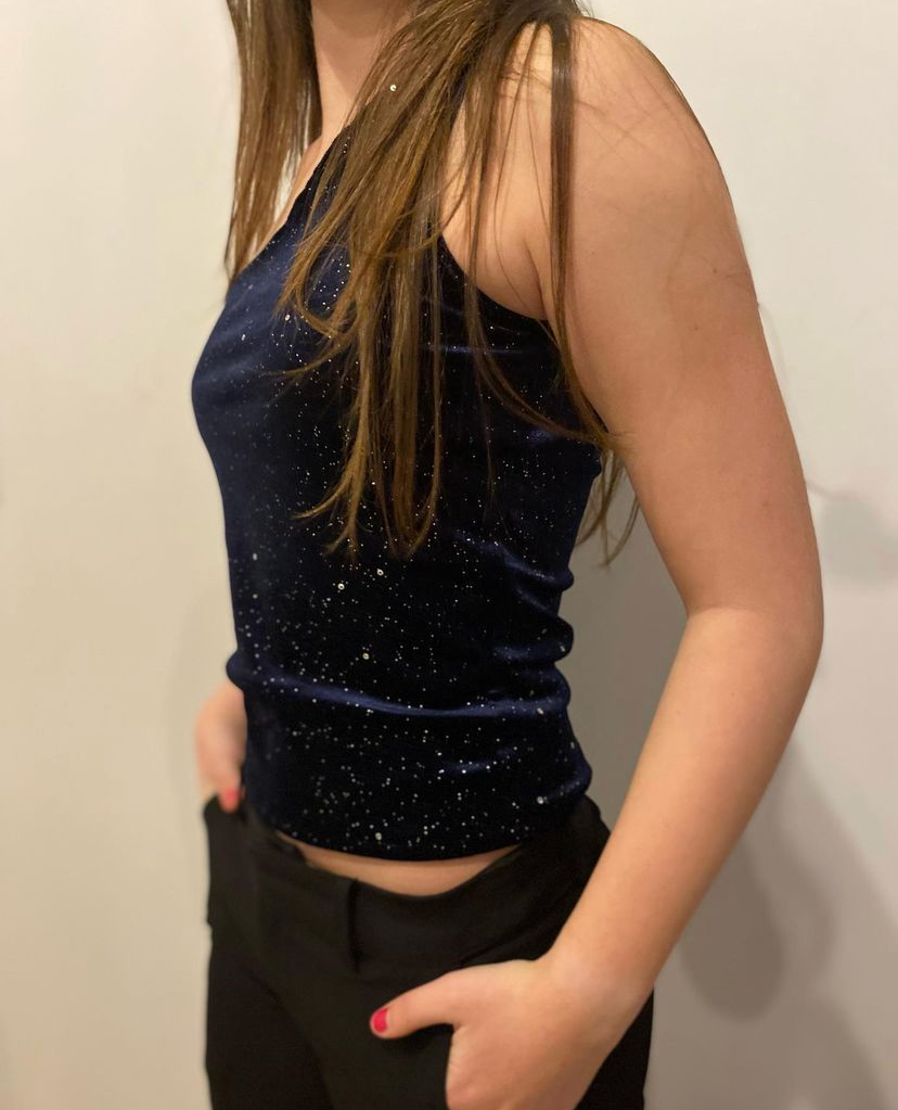 Glitter topp – By Nora